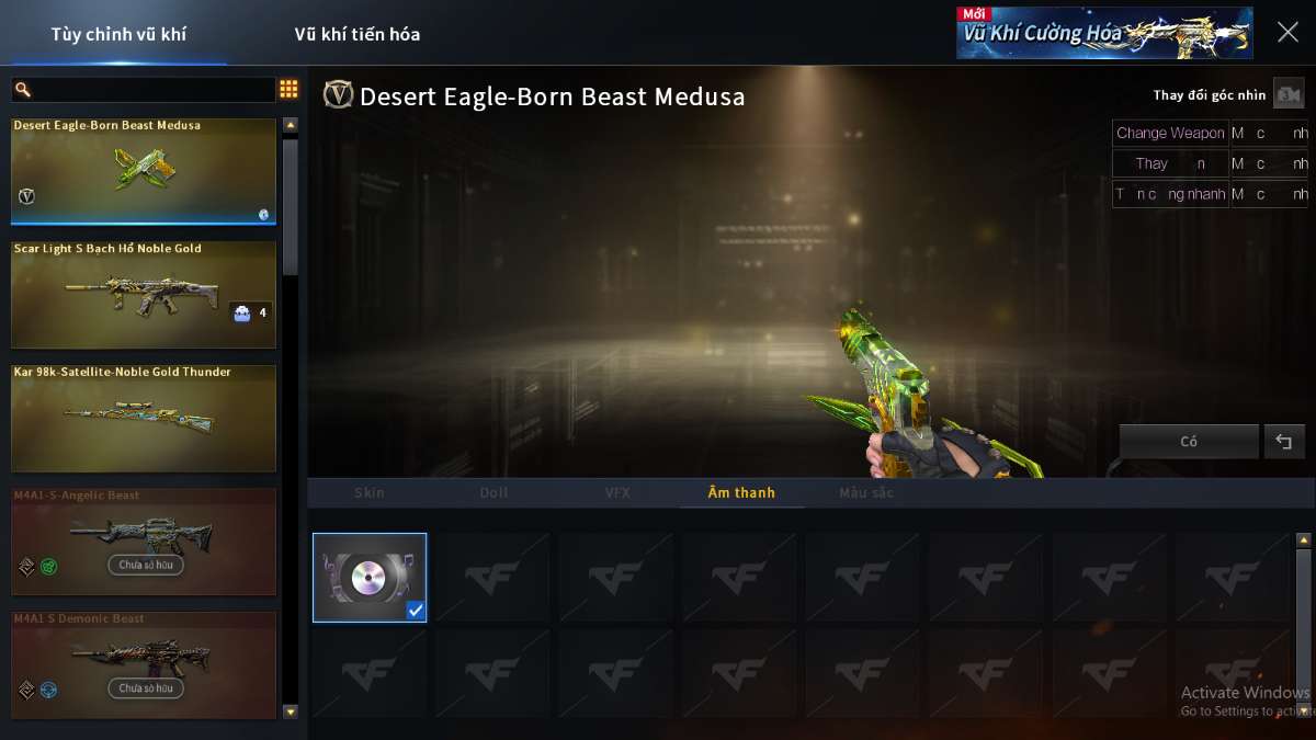 shop acc cf uy tin gia re